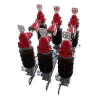 Interruptor de Desconexión de Alto Voltaje para Exteriores 12/24kV 400A-1250A, Aislador LINGCHANG Modelo GW4, Cobre, 3 Polos, Venta Directa de Fábrica