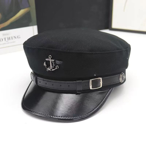 Vente en gros, tendance, chapeau béret décontracté de style streetwear pour <span class=keywords><strong>femme</strong></span>, printemps été, design respirant, béret de mode britannique - Product Image 5