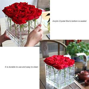 Simple Love Acrylic Flower <b>Box</b> Elegant Transparent Design for Displaying <b>Bouquets</b>, Perfect for Wedding Decor and Romantic Gifts - Product Image 4
