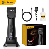 LILIPRO EagleM - Recortadora de Pelo para Perros 5 en 1 Recargable, Cortadora de Pelo Eléctrica Inalámbrica para Mascotas, Juego de Productos para el Cuidado del Pelo de Gatos con Pantalla LCD