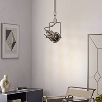 Lustre LED industriel moderne, design nid d'abeille, lentille anti-éblouissement, pivotant, pour îlot de cuisine, bar, café, boutique, décoration, éclairage de plafond