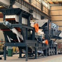 Trituradora Móvil con Ruedas WOCATO, Línea de Producción de Arena de 100-150t/h para Agregados de Construcción