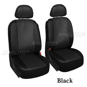 4 housses de siège de voiture en cuir PU, 2 housses de siège avant, protection imperméable, housses de siège universelles pour la plupart des voitures, camions, remorques - Product Image 3