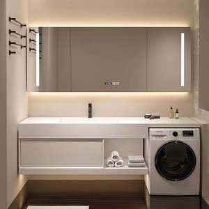 Mueble de lavadero para balcón, mueble de baño combinado, mueble de <span class=keywords><strong>lavabo</strong></span>, mueble para lavamanos - Product Image 2