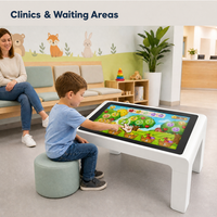 Table interactive tactile Android intelligente de 32 à 43 pouces pour enfants, OEM, éducative, jeux à domicile, source lumineuse à LED