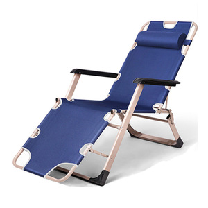 Nuovo pranzo pausa riposino poltrona pieghevole testa spiaggia con poggiatesta letto portatile casa sedia da balcone campeggio poltrona - Product Image 4