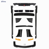Diffuseur arrière LED ABS pour Dodge Challenger 2015-2024 SRT Hellcat, garniture extérieure du pare-chocs