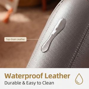 Sandalias Unisex de Plataforma Yearning, Cuero Vacuno Genuino, Forro de Franela, Lujosas, Impermeables, Acolchadas, Evergreen - Product Image 4