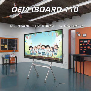 OEM Interactive Whiteboard 75 Inch 4K 20-Point Touch Screen Smart <strong>Board</strong> for Teaching - Product Image 4