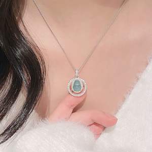 Ensemble de bijoux haut de gamme en argent sterling S925, boucles d'oreilles serties de diamants d'astéroïde, pendentif planète miniature de rêve, pendentifs fins, breloques - Product Image 5