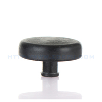 Capuchon d'extrémité en silicone personnalisé de haute qualité avec revêtement en poudre, bouchon en silicone souple