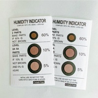 Changement de couleur Cobalt gratuit 5-10-60% Carte d'indicateur d'humidité Marron à couleur azur
