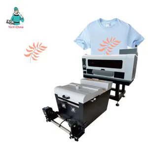 Impresión en color brillante Tamaño de 30cm Dtf Pet Film Transfer Printing Machine Impresora con función de alarma de tinta residual