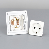 Wandsteckdose mit EU-Anpassung, europäische Steckdosen, deutscher Standard, elektrische USB-Wandsteckdose
