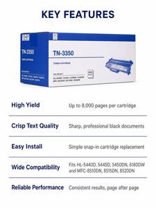 Cartucho de Tóner Original TN-3385 para <span class=keywords><strong>HL</strong></span>-5445D <span class=keywords><strong>5450DN</strong></span> MFC-8510DN 8520DN 8515DN - Hecho en China - Product Image 2