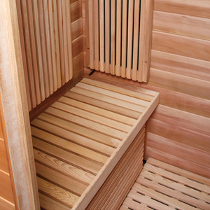 Sauna individual Ling Yuan Spectrum House con infrarrojos y vapor, con cerradura y manija. - Product Image 2