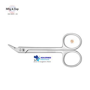 Tijeras de corte de alambre dentadas, 12,5 cm, uso único, instrumentos de un solo uso - Product Image 5