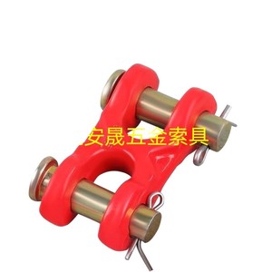 ห่วงเชื่อมโซ่แบบคู่ชนิด H ของ Kai Ansheng ขนาด 7/16-1/2 นิ้ว สำหรับโซ่เหล็กตีขึ้นรูป อุปกรณ์เชื่อมต่อโซ่อุตสาหกรรม - Product Image 4