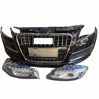 Grille d'assemblage de pare-chocs avant complète la plus vendue pour Audi Q7 2010-2024 Kit de carrosserie de pare-chocs arrière comprenant des découpes de phares antibrouillard utilisées
