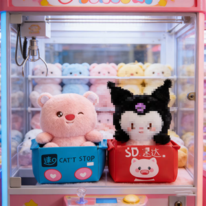Ingrosso di fabbrica: Peluche a forma di Kuruomied da 8 pollici, premi per macchine a gru e macchine a pinza, animali di peluche - Product Image 1