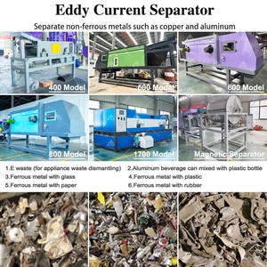 Không màu nhựa nhôm kim loại tách chất thải phân loại Eddy hiện tại separator máy - Product Image 6