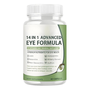 Cápsulas de Fórmula Avanzada para la Vista 14 en 1 |   Vitaminas para la Vista para Adultos con Luteína, Zeaxantina, Astaxantina y Apoyo Energético - Product Image 1