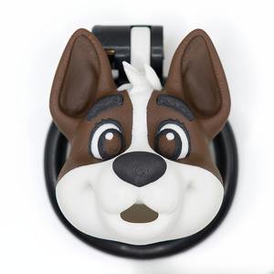 แหวนล็อคหัวสุนัขการ์ตูนคุณภาพสูงดีไซน์เดียวล็อคล็อคได้ทั้งแบบผู้ชายและส่วนล่าง - Product Image 2