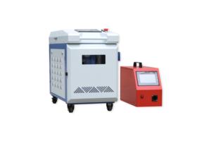 ขนาดเล็ก <span class=keywords><strong>3</strong></span> ใน 1 เครื่องเชื่อมเลเซอร์ไฟเบอร์มัลติฟังก์ชั่เชื่อมตัดทําความสะอาด Qilin ระบบปืนเชื่อมลวด Feeder ใช้งานง่าย - Product Image 4