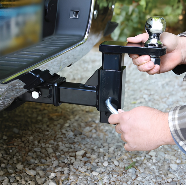 Trailer Ball Mount 7-1/4" Drop 6-1/4" Rise 12-1/2" Shank for 2"x2" Receiver Heavy Duty