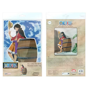OEM ODM Présentoir en acrylique monobloc XXL <span class=keywords><strong>Luffy</strong></span> avec design baril, ensemble de 9, 4 ou 2 pièces, Anime <span class=keywords><strong>Manga</strong></span> pour bureau - Product Image 2