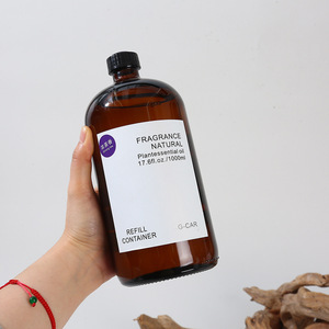 8oz 16oz 32oz bơm lại hương thơm dầu thủy tinh chai 1000ml hổ phách sậy khuếch tán chai cho hương liệu tinh dầu - Product Image 1