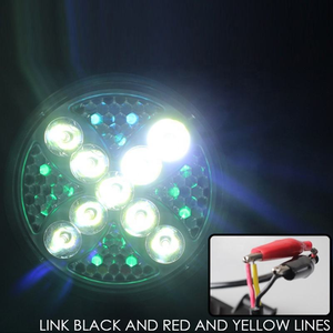 4 pulgadas RGB verde azul púrpura Led Barra de luz de trabajo motocicleta <span class=keywords><strong>Moto</strong></span> faro todoterreno conducción luz antiniebla camión <span class=keywords><strong>remolque</strong></span> SUV carretilla elevadora - Product Image 5