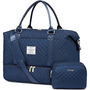 Free Sample Top Seller Foldable Expandable Dry Wet Waterproof Duffel Yoga <b>Weekend</b> Shoulder Gym <b>Travel</b> Tote <b>Bag</b> <b>Women</b> - Product Image 4