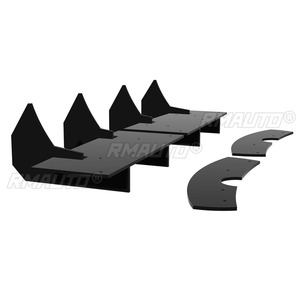 Pour <span class=keywords><strong>Renault</strong></span> Megane <span class=keywords><strong>GT</strong></span>/<span class=keywords><strong>GT</strong></span> <span class=keywords><strong>Line</strong></span> 2016-2020 : Kit Carrosserie Diffuseur de Pare-chocs Arrière, Lame de Protection et Accessoires - Product Image 6