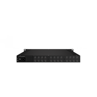 Encodeur de diffusion en direct 24 canaux H.264 H.265 HEVC, convertisseur vidéo vers UDP, RTP, RTSP, streamer IP