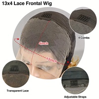 Perruques Courtes Bob Ondulées Bourgogne Cheveux Brésiliens Perruques Lace Front 13x4 en Cheveux Humains Densité 200% Perruque Cheveux Humains Ondulés