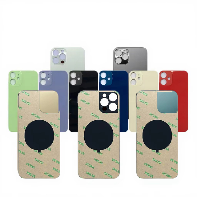 Mobile Phone Housing for iPhone 17 16 15 14 13 12 11 7 8 Pro Max Big Hole Back Glass Mobile Phone Housing Repair Parts
