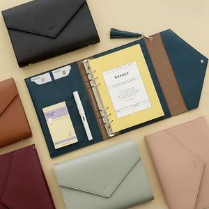 מותאם אישית באיכות גבוהה a5 notepad Planner המארז כיסוי עור כבול למחקר פרודוקטיביות - Product Image 4