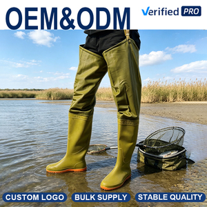 <span class=keywords><strong>Bottes</strong></span> de pêche imperméables à hauteur de hanche avec <span class=keywords><strong>bottes</strong></span> intégrées, légères, pour la pêche en eau peu profonde et l'entretien des étangs domestiques - Product Image 1