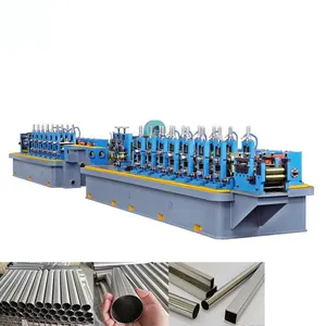 Hochwertige Metallrohr-Produktionslinie Leitungsschweißmaschine Stahlleitung Rohrherstellungsmaschine
