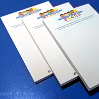 Carnets de notes avec logo personnalisé en vrac bon marché Bloc-notes personnalisé avec logo et colle pour journal