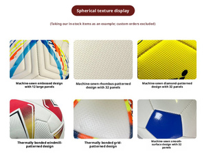 Ballons de football en PU cousus à la machine, style identique pour la Coupe d'Europe et autres matchs de ligues, tailles 4 et <span class=keywords><strong>5</strong></span>, directement de l'usine. - Product Image 6