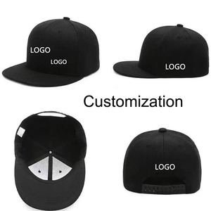 Blank Snapback <strong>Caps</strong> with Custom Logo 6 Panel <strong>Flat</strong> Bill Baseball Hats American Style Hip Pop Streetwear Hat for Men <strong>Women</strong> - Product Image 3