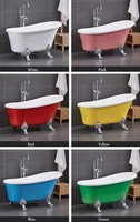 Baignoire autoportante en acrylique certifiée Watermark de qualité supérieure | Couleurs personnalisées et pieds de cadre en fer