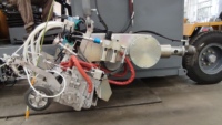 TATU multifonctionnel nouvelle ligne profilée intelligente peintures thermoplastiques machine de marquage routier