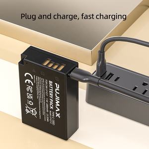 PUJIMAX 2個入り LP-E17 カメラバッテリー Canon T6i T6s 800D 8000D Kiss X8i用 7.4V 1800mAh USB C充電式リチウムイオンバッテリーパック - Product Image 5