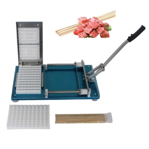 Machine de transformation de la viande, machine à faire des kebabs, outil multifonctionnel en acier inoxydable pour couper et enfiler la viande - Product Image 6