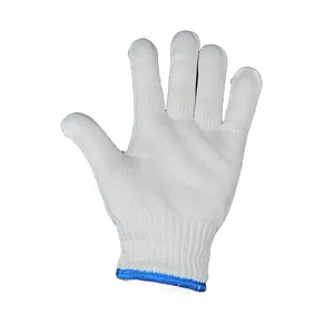 Cheap 13 gauge polyester shell construction gloves