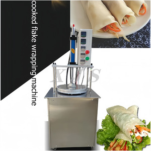 Máquina de prensado de masa manual para hacer pan de tortilla blanca mexicana de harina de maíz - Product Image 2