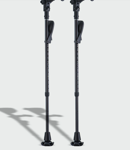 Béquille adulte en fibre de carbone ultra-légère Black Mamba Non-Slip High Height Cane Thickened Pair Fabrication Services - Product Image 3